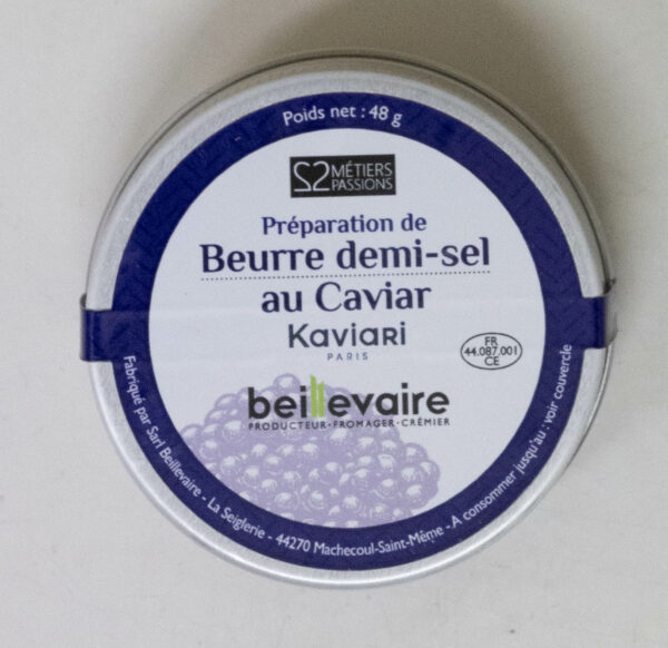 Beurre artisanal au Caviar